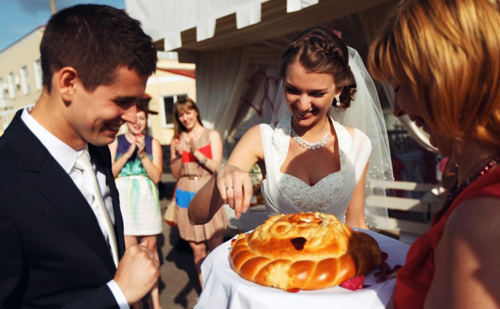 Обряд «хлеб-соль» | Свадебные традиции