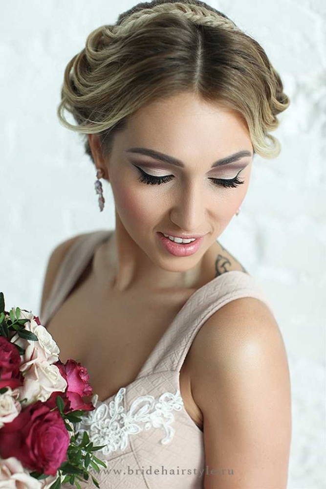 Прическа невесты, студия свадебных стилистов